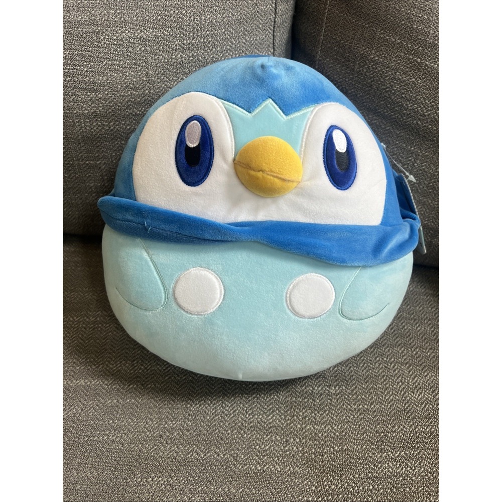 Squishmallow Pokemon Piplup 10" Kellytoy Stuffed Plush New With Tags
